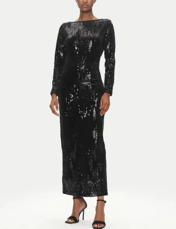 Rochie lunga Pepe Jeans, negru