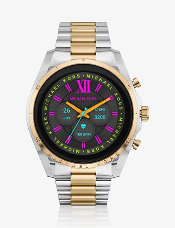 Smartwatch Bradshaw Gen 6 Michael Kors, argintiu/auriu