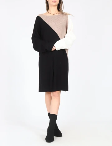 Rochie scurta C&A, negru/maro