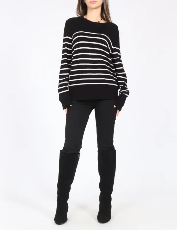 Bluza C&A, negru/alb