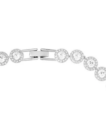 Colier Swarovski, argintiu