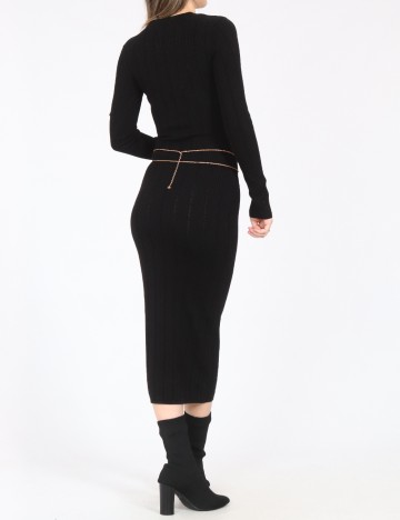 Rochie medie Elisabetta Franchi, negru