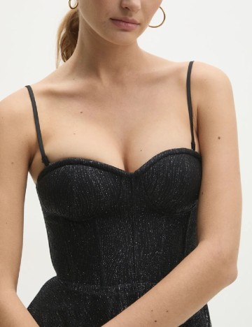 Rochie medie Answear LAB, negru