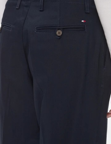 Pantaloni Tommy Hilfiger, bleumarin