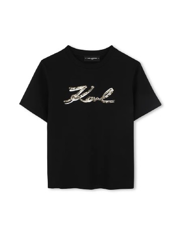 
						Tricou KARL LAGERFELD, negru