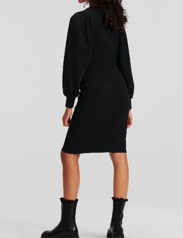 Rochie scurta KARL LAGERFELD, negru