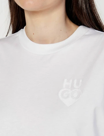 Tricou Hugo, alb