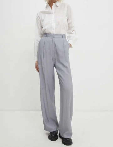 Pantaloni Answear LAB, gri