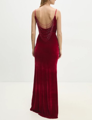 Rochie lunga Answear LAB, rosu