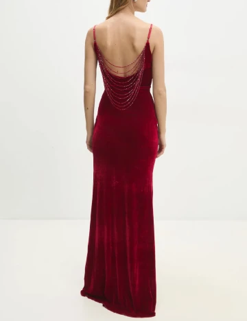 Rochie lunga Answear LAB, rosu