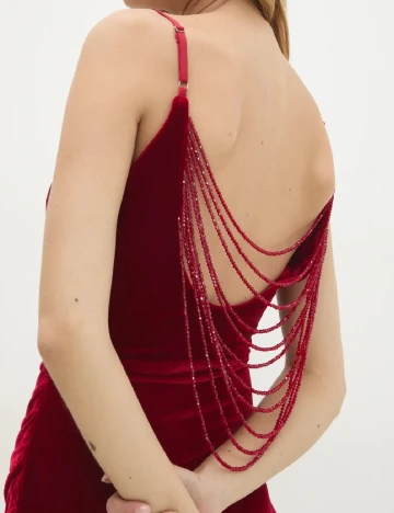 Rochie lunga Answear LAB, rosu