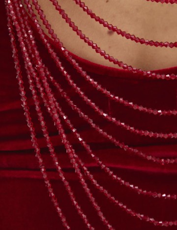 Rochie lunga Answear LAB, rosu