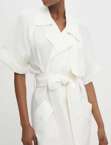 Rochie medie Answear LAB, alb