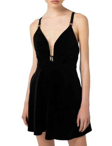 Rochie scurta Elisabetta Franchi, negru