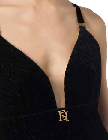 Rochie scurta Elisabetta Franchi, negru