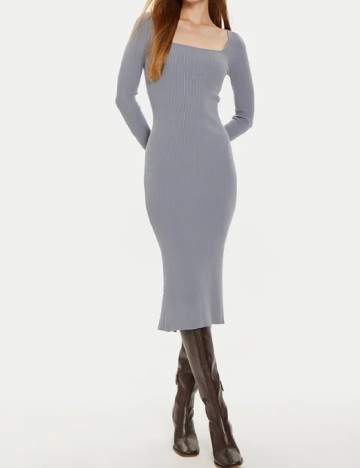 Rochie medie Guess, albastru