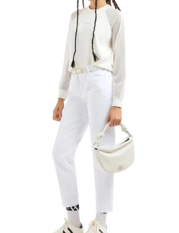 Blugi Armani Exchange, alb