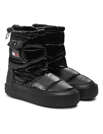 
						Ghete Tommy Jeans, negru