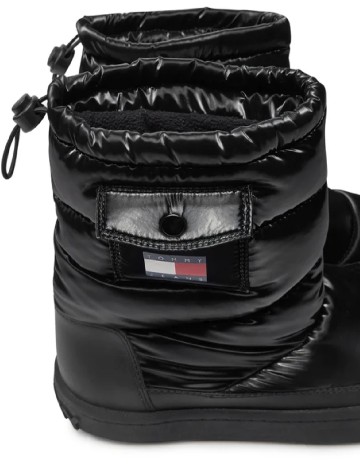 Ghete Tommy Jeans, negru