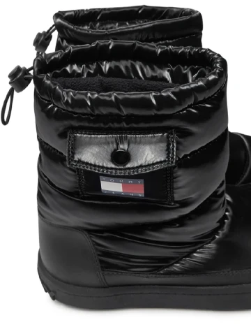 Ghete Tommy Jeans, negru