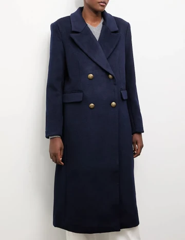 Palton oversize Answear LAB, bleumarin