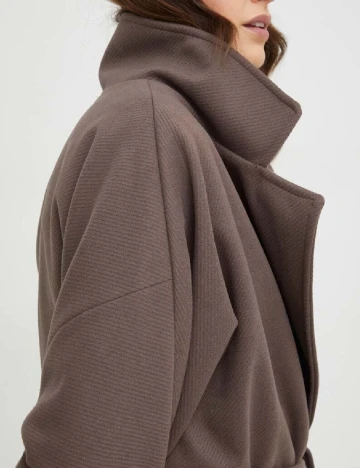 Palton oversize Answear LAB, maro