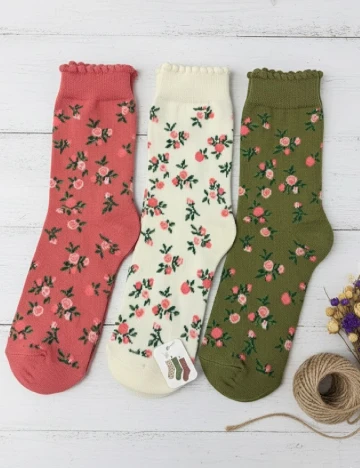 Set sosete 3 perechi Cozzi, mix culori