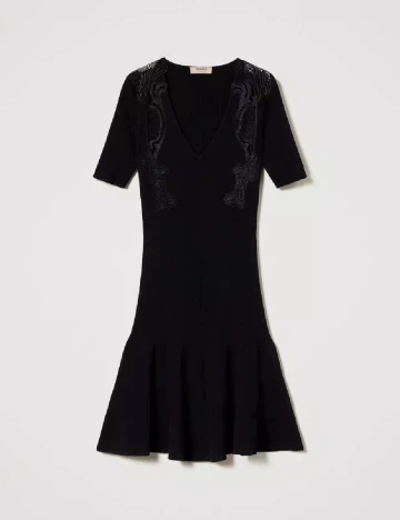 Rochie scurta Twinset, negru