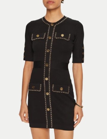 Rochie scurta Elisabetta Franchi, negru