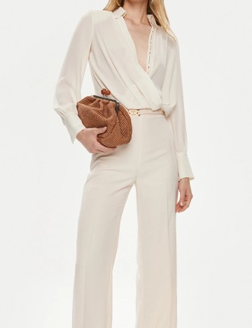 Body Elisabetta Franchi, ecru