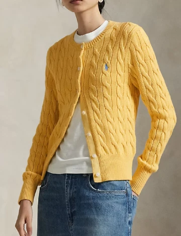 Cardigan Polo Ralph Lauren, galben