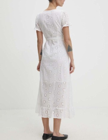 Rochie medie Answear LAB, alb