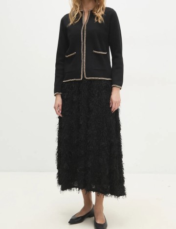 
						Fusta Answear LAB, negru