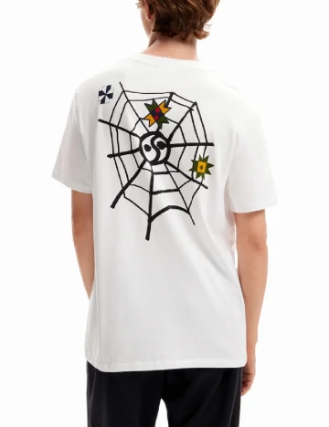 Tricou Desigual, alb