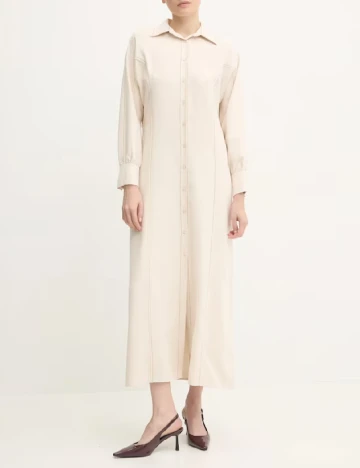 Rochie lunga Answear LAB, bej