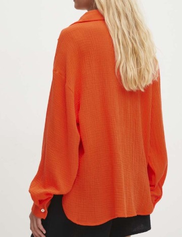 Camasa Answear LAB, portocaliu