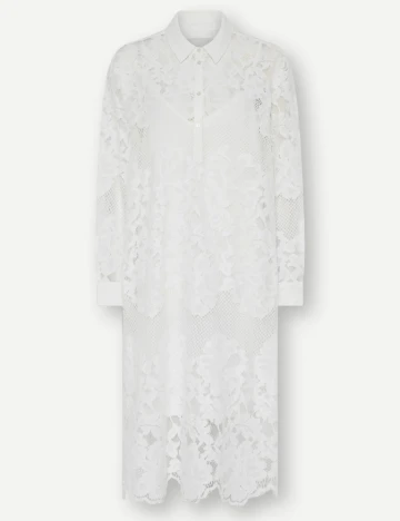 Rochie medie Herskind, alb