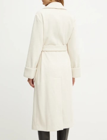 Palton oversize Liu Jo, crem