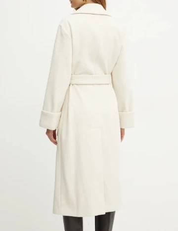 Palton oversize Liu Jo, crem