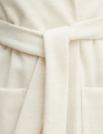 Palton oversize Liu Jo, crem