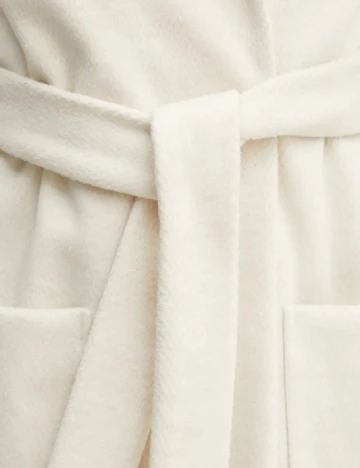 Palton oversize Liu Jo, crem