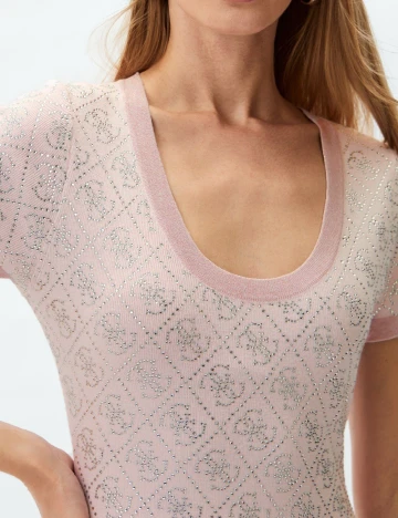 Rochie scurta Guess, roz