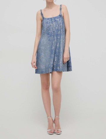 
						Rochie scurta Versace Jeans Couture, albastru
