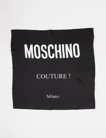 Esarfa Moschino, negru