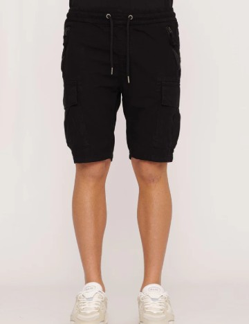 Pantaloni scurti ALPHA INDUSTRIES, negru