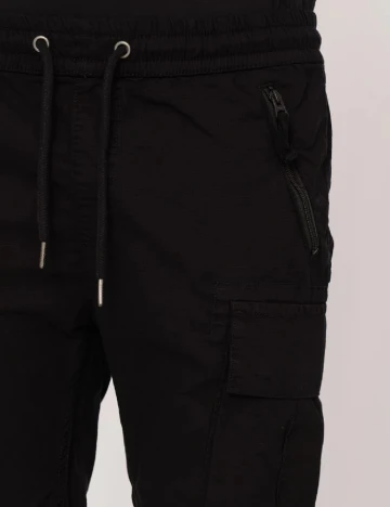 Pantaloni scurti ALPHA INDUSTRIES, negru
