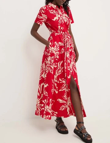 Rochie lunga Answear LAB, rosu