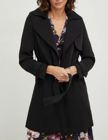 
						Trench Answear LAB, negru