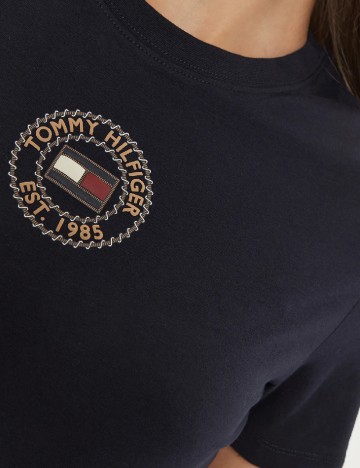 Tricou Tommy Hilfiger, bleumarin