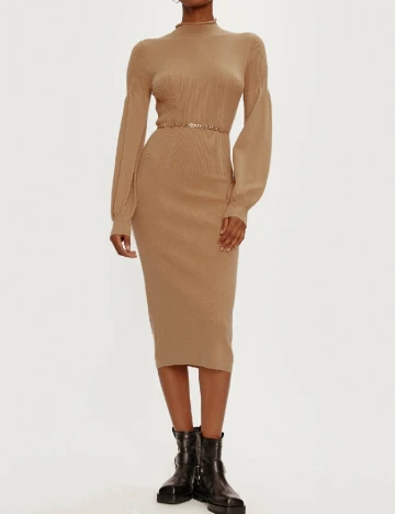 Rochie medie Twinset, maro